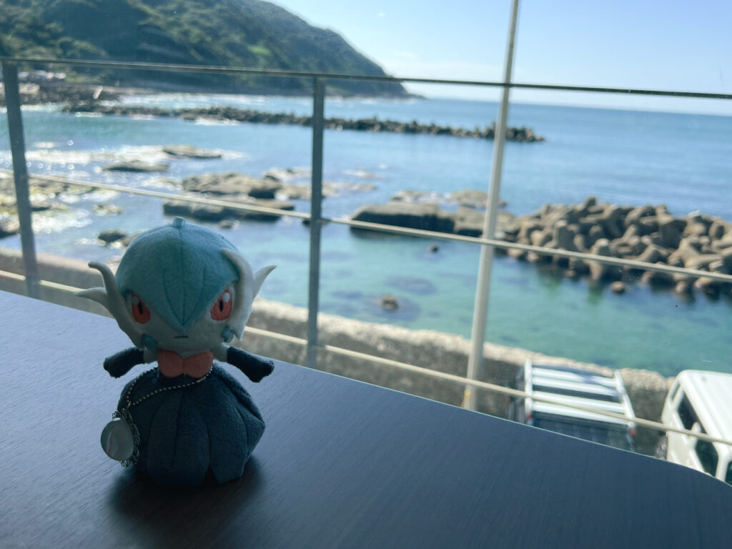 海の見えるレストランで