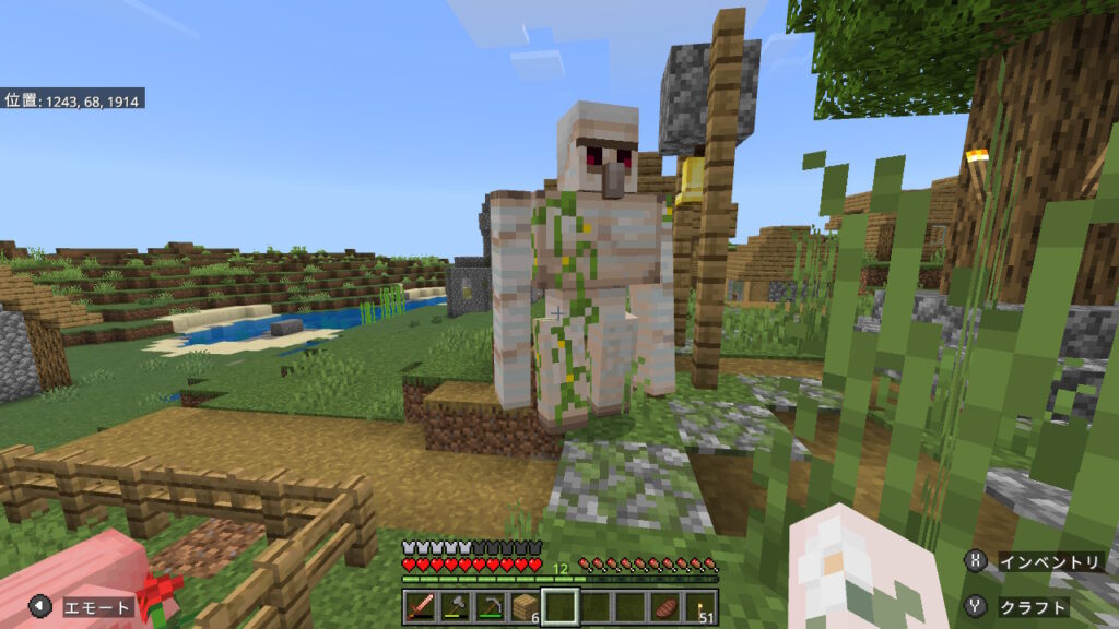 村にいたゴーレム